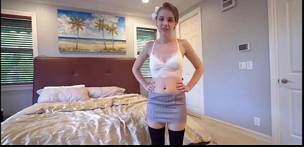  Petite Blonde Teen Step Sister Family Fucked By Horny Step Brother POV